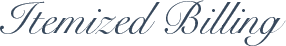 Itemized Billing